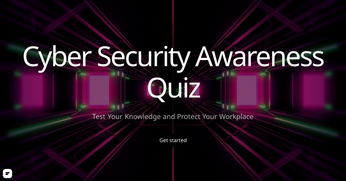 Cyber Security Awareness Quiz